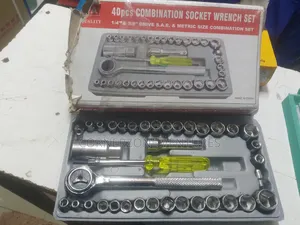 40 PCS Combination Socket Wrench Set