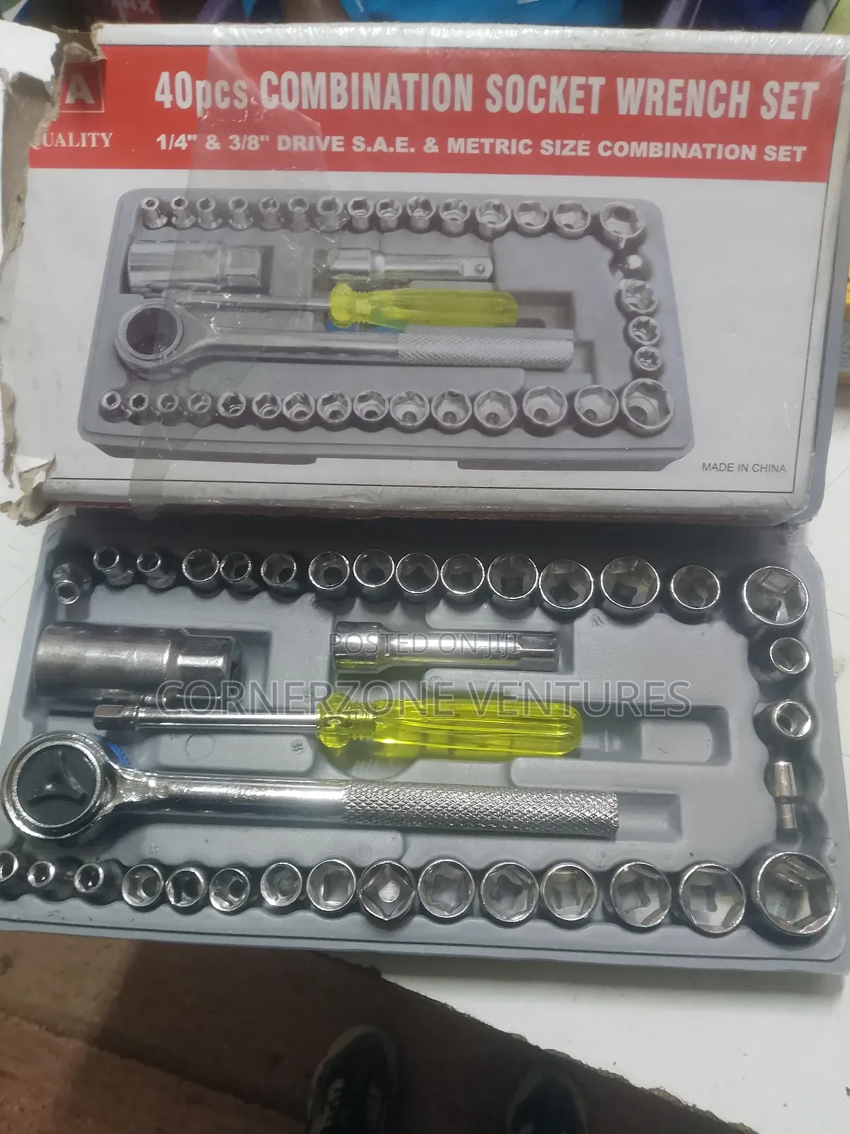 40 PCS Combination Socket Wrench Set