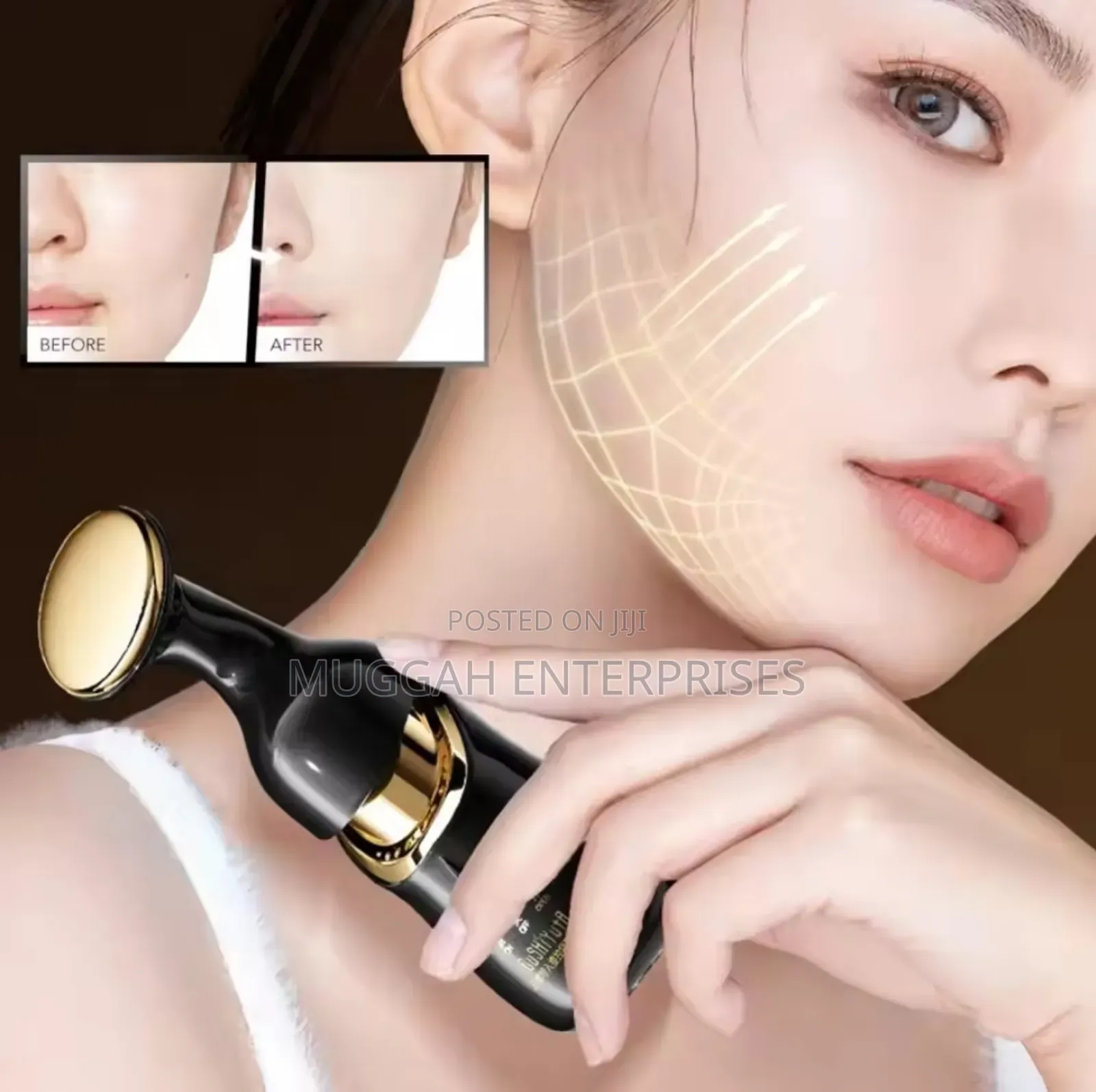 Electric Neck Massager Stretch Mark Remover Face Liner