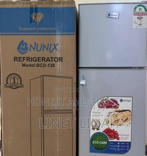 Brand New 138 Litres Nunix Double Ddor Refrigerator