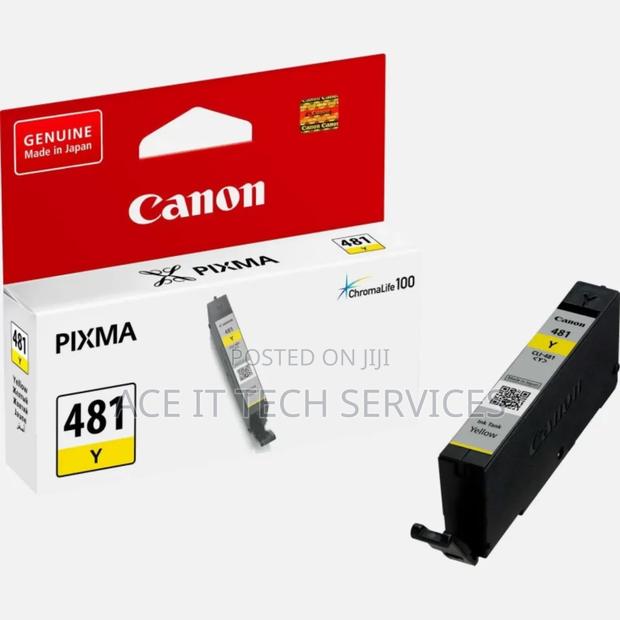 Canon Cli-481 Yellow Ink Cartridges/Yellow Ink Cartridges