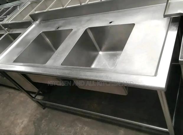 Stylish 2 Bowl Wash Sink,(Ss