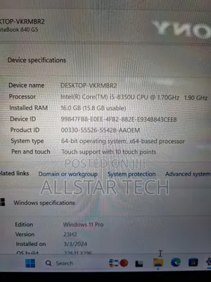 Laptop HP EliteBook 840 G5 16GB Intel Core I5 SSD 512GB