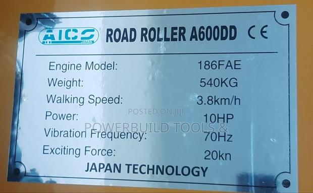 Aico Double Drum Pedestrian/Vibratory Roller With Honda - thumbnail 4