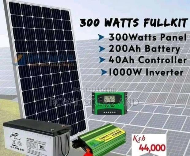 300watts Fullkit Solar System - main view