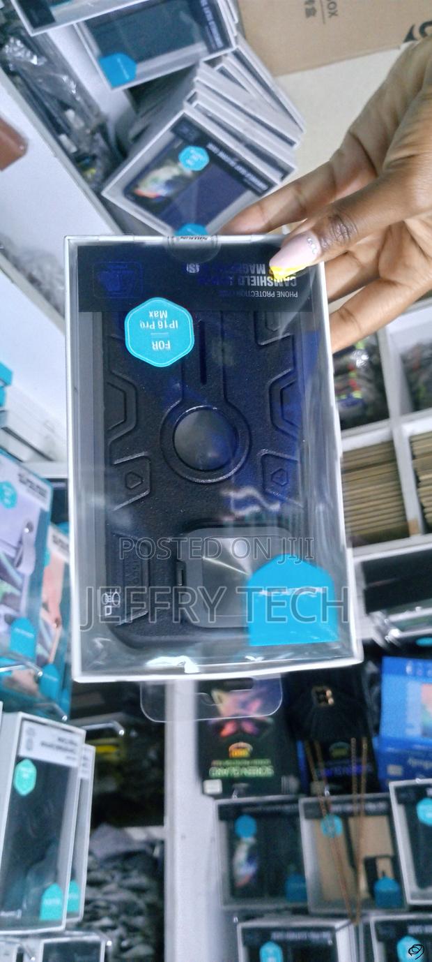 Camshield Nillkin Magsafe iPhone 16 Pro Max Case-- Black - thumbnail 3