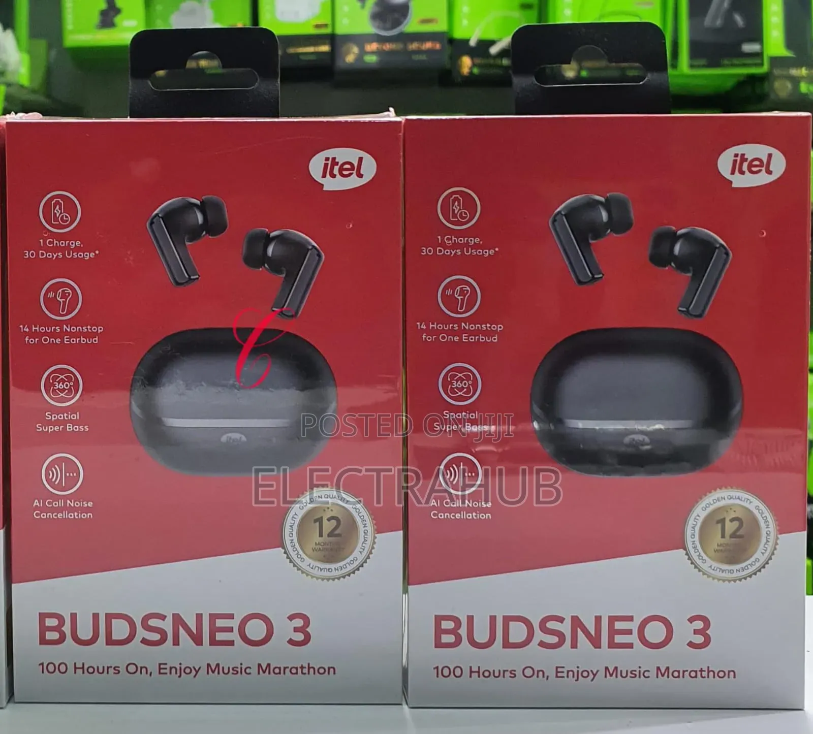 Itel Buds Neo 3 Ai Call Noise Cancellation Earbuds