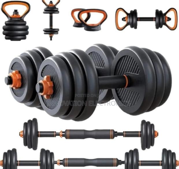 50 KGS 6 in 1 Dumbbell/Kettlebell - main view