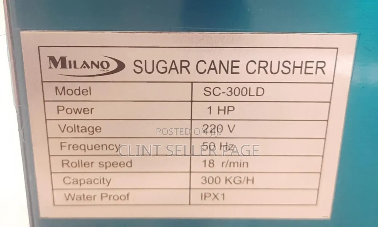 Electric Sugarcane Crusher/ Juicer