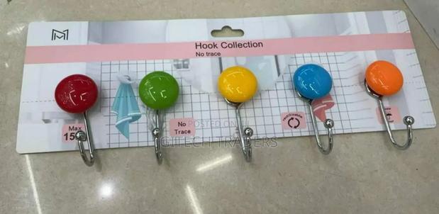 5pcs Multifunctional Coloured Hooks