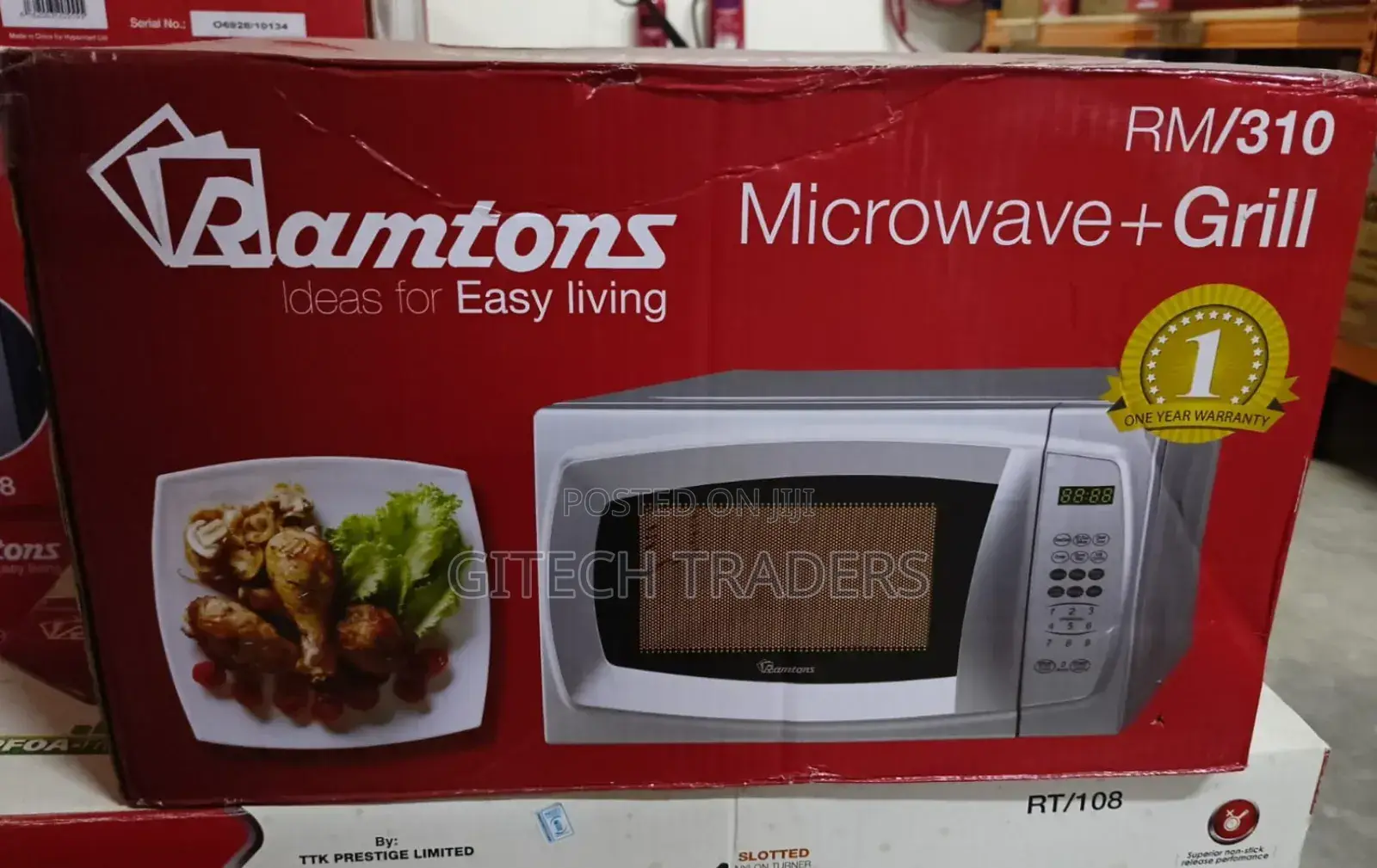 Ramtons Microwave Digital 20litres With Grill Rm310