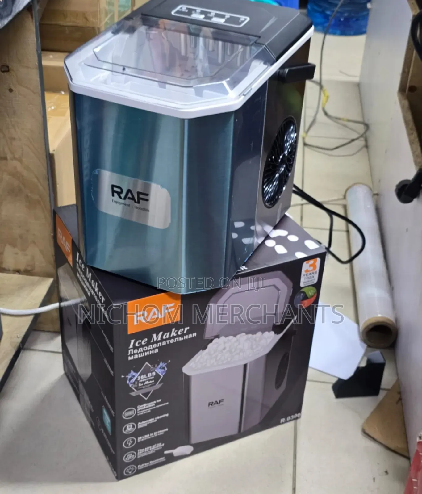 Raf 12kgs/Day Ice Cube Maker/Ice Maker