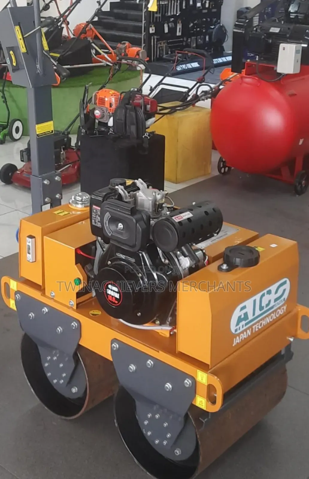 Double Drum Roller With Diesel 186f 10hp Engine