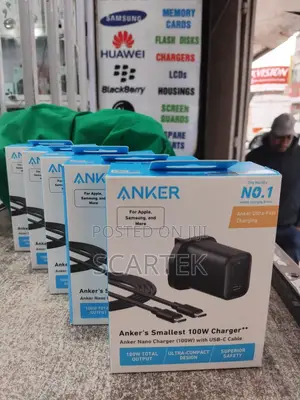Ankers Smallest 100w Charger With Type C Cable