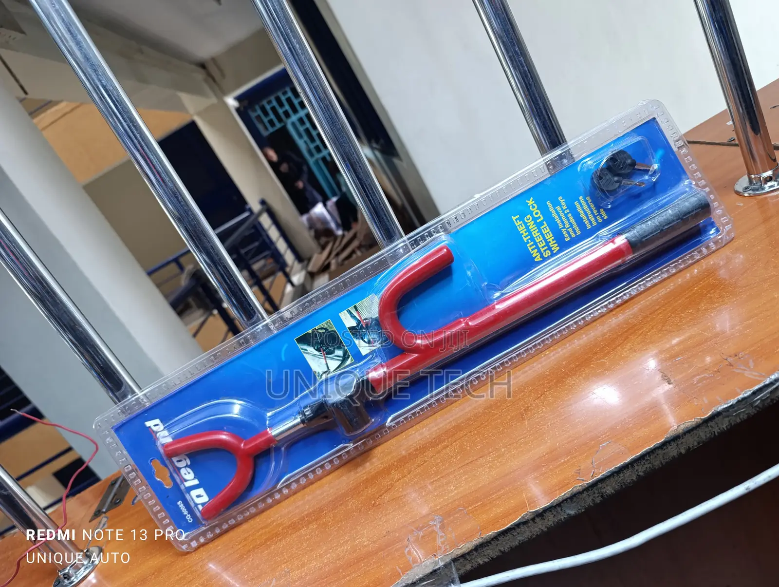 Universal Steering Wheel Lock for Maximum Security