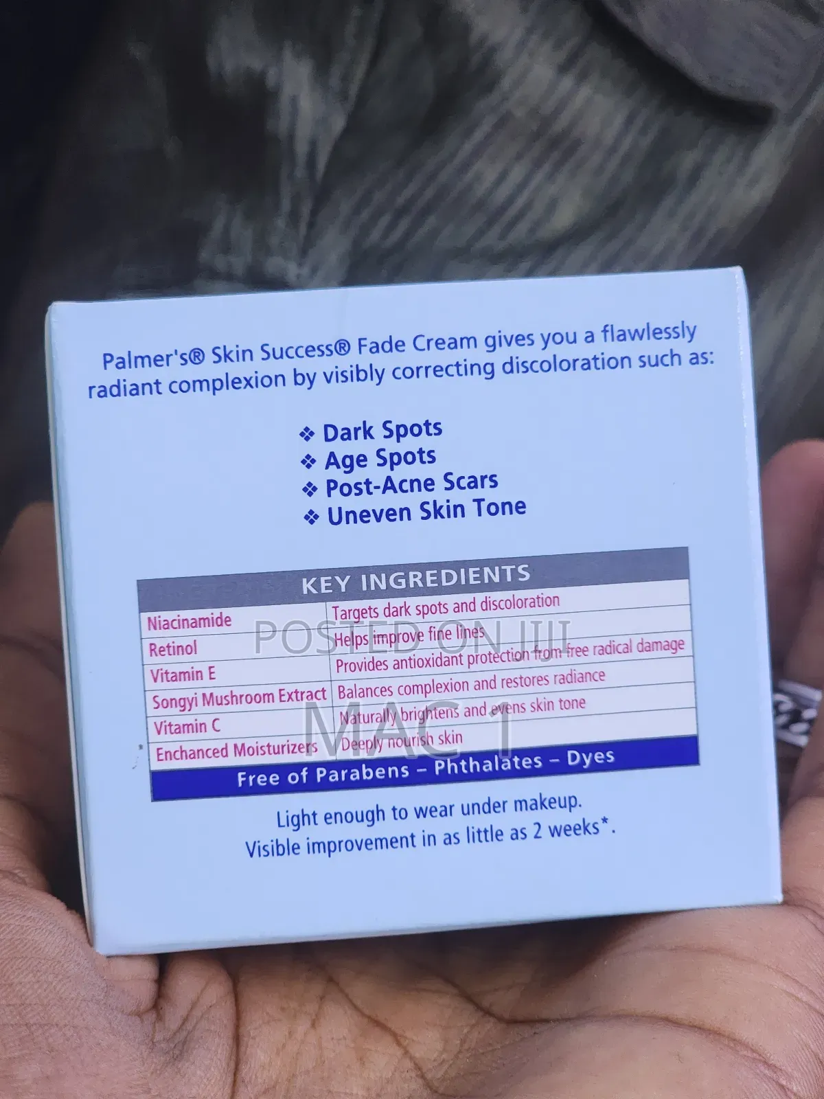 Palmer’S Skin Success Fade Cream - Anti-Dark Spot, 75g