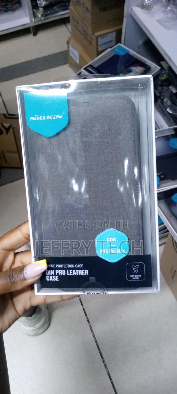 Nillkin Camshield Case for iPhone 15 Pro Max Flip Case-Gray - main view