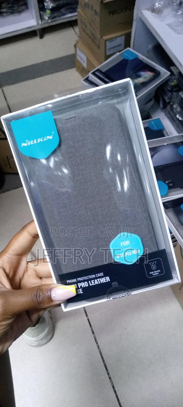 Nillkin Camshield Case for iPhone 15 Pro Max Flip Case-Gray - thumbnail 2