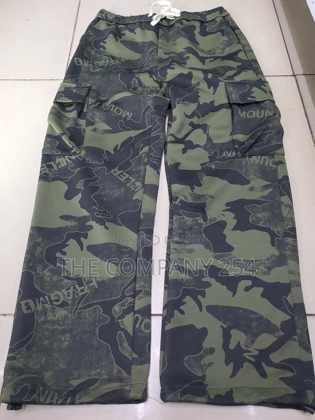 Quality Unisex Side Pocket Camouflage Combat Cargo Pants - thumbnail 4