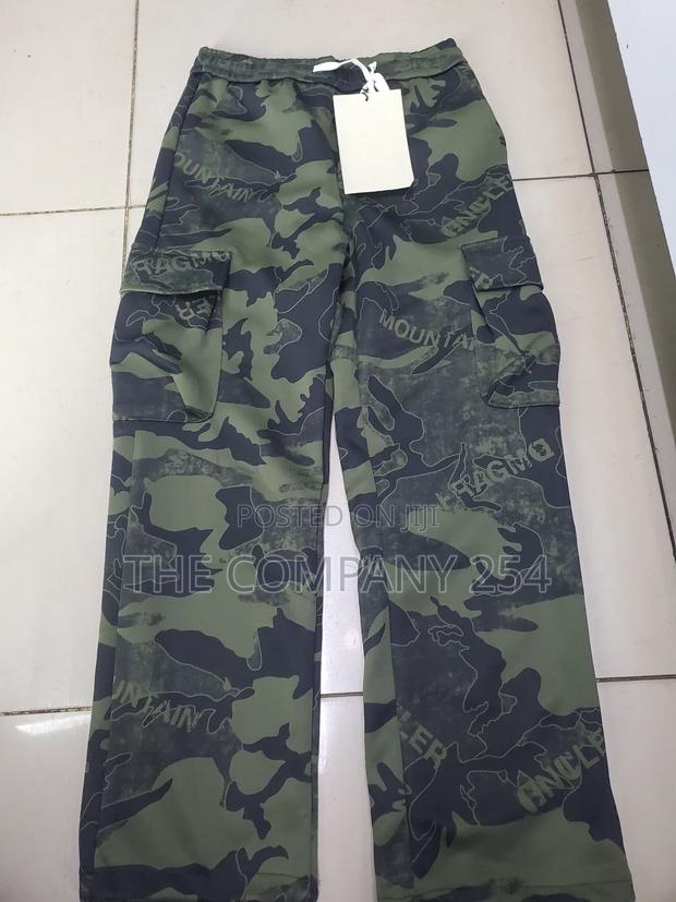 Quality Unisex Side Pocket Camouflage Combat Cargo Pants - thumbnail 5