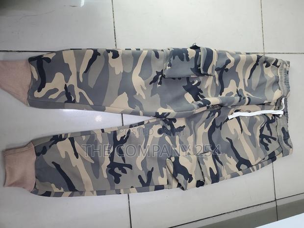 Quality Unisex Side Pocket Camouflage Combat Cargo Pants - thumbnail 6