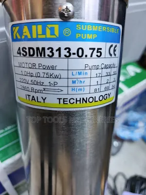 Kailo 1hp Submersible Pump