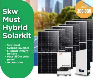 5kw Solarkit With 5kva Must Hybrid Inverter