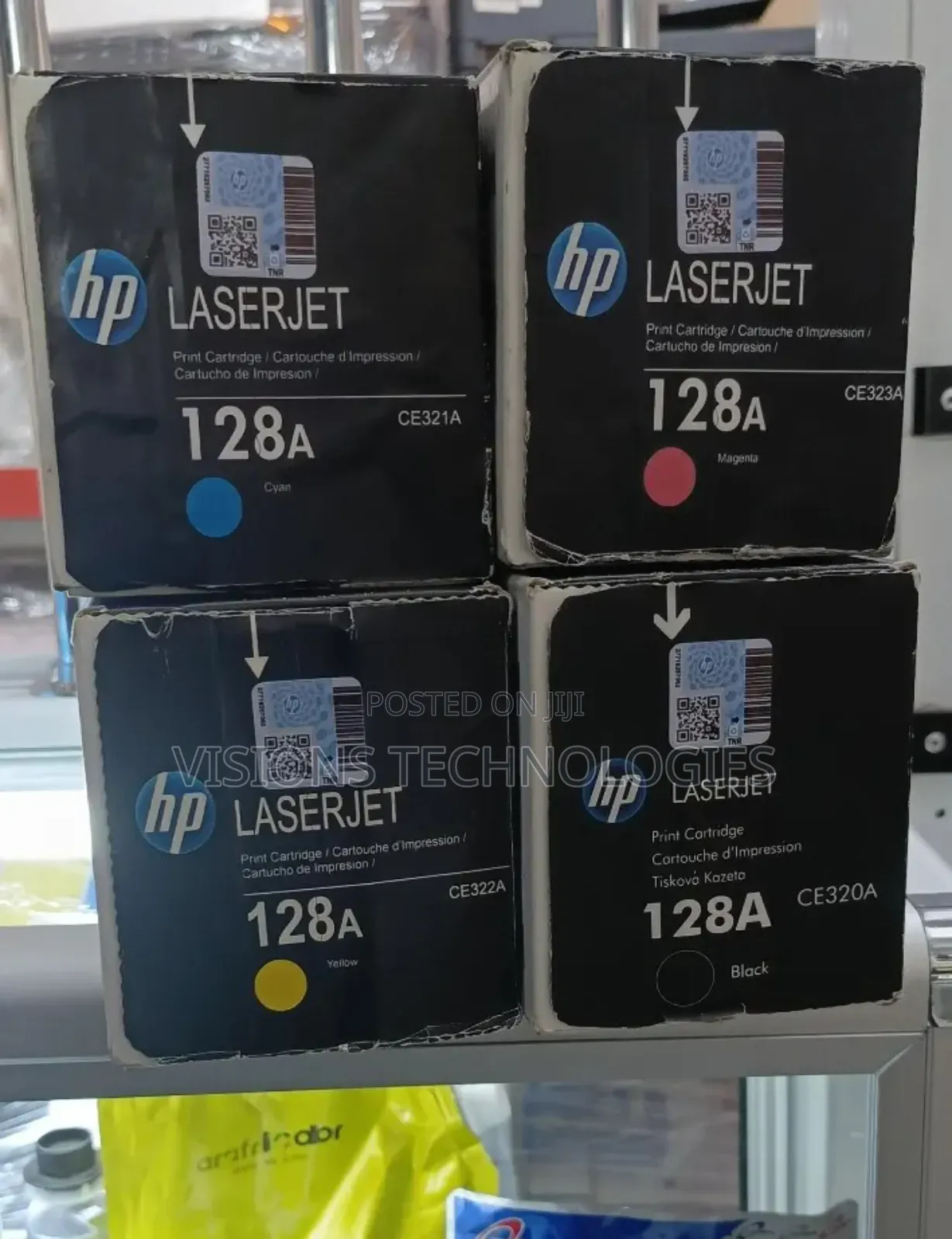 Hp Cp1525 Printer Toner(128a)