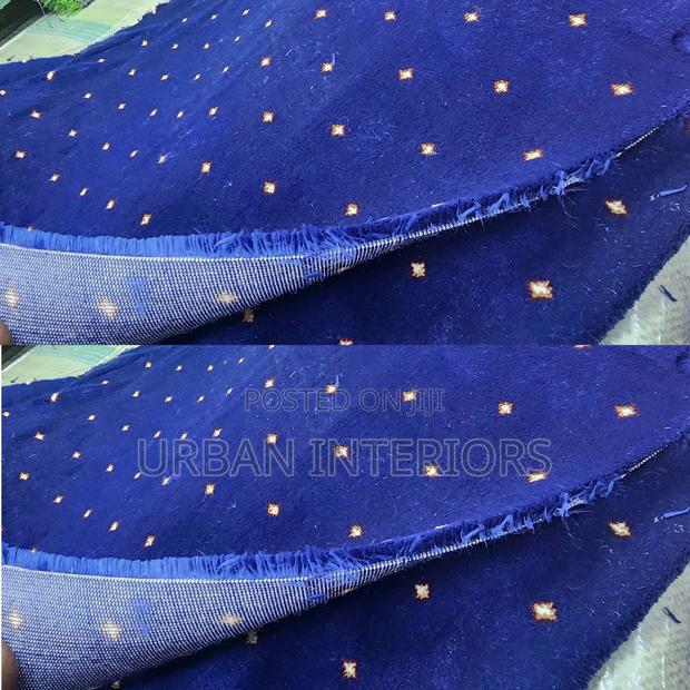 Executive Carpets. Blue Dotted Patterns