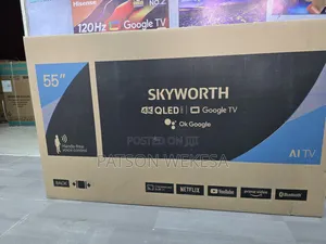 Skyworth 55 Inch 55g3b Qled Google Tv Uhd Hdr10+ Smart Tv