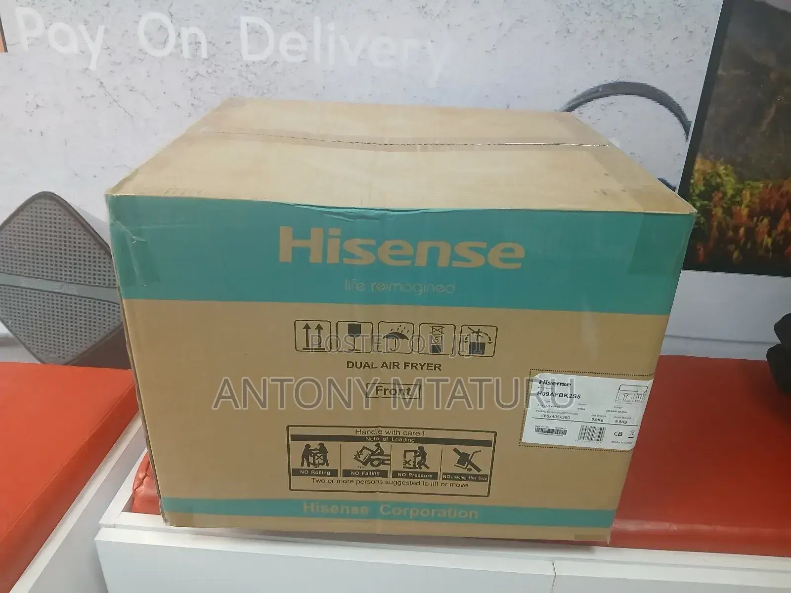 Hisense 8.6l Dual Airfryer H09afbk2s5