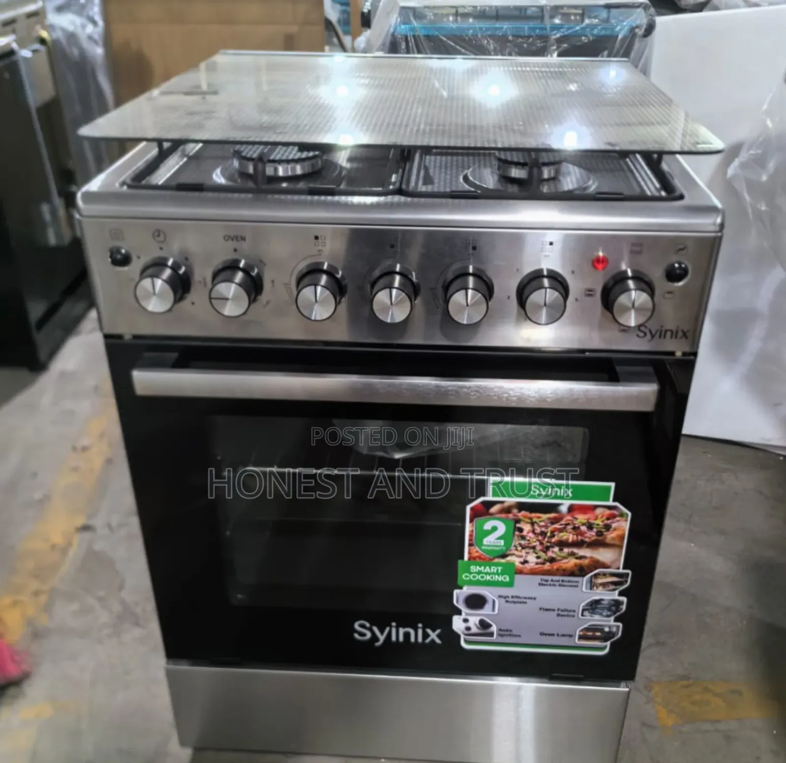 Syinix 60 by 60 Cooker 3+1