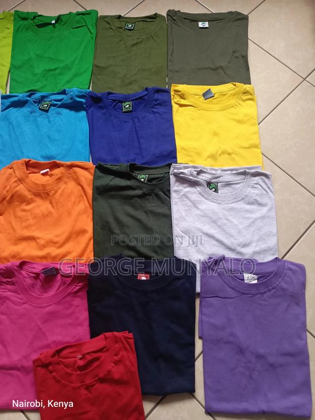 Plain,Pure Cotton T Shirts - thumbnail 2