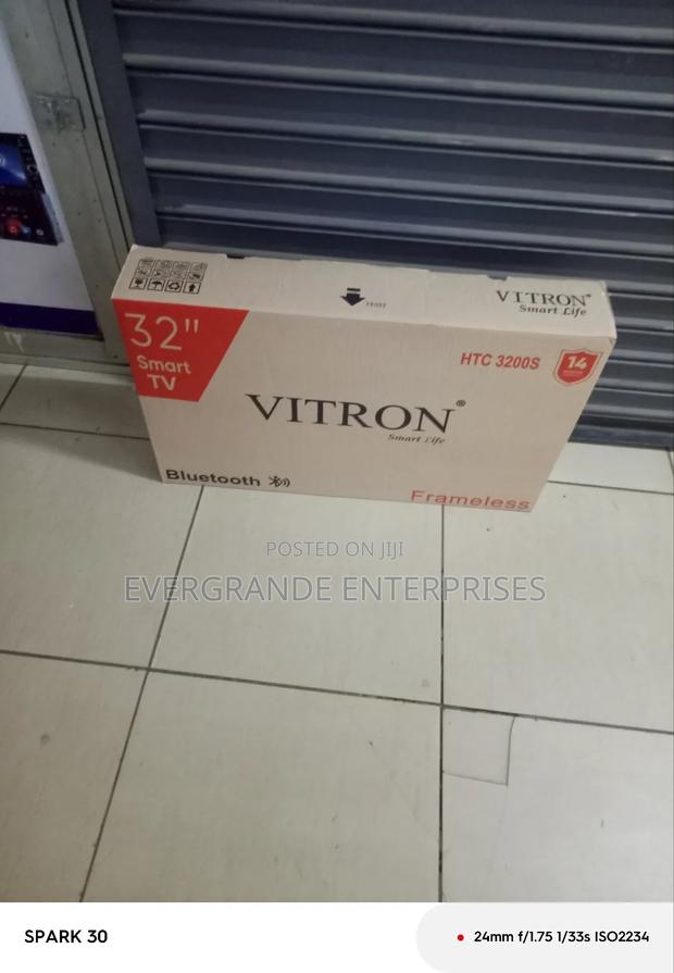 Smart Android Frameless With Bluetooth Vitron 32 Inches Tv - thumbnail 2