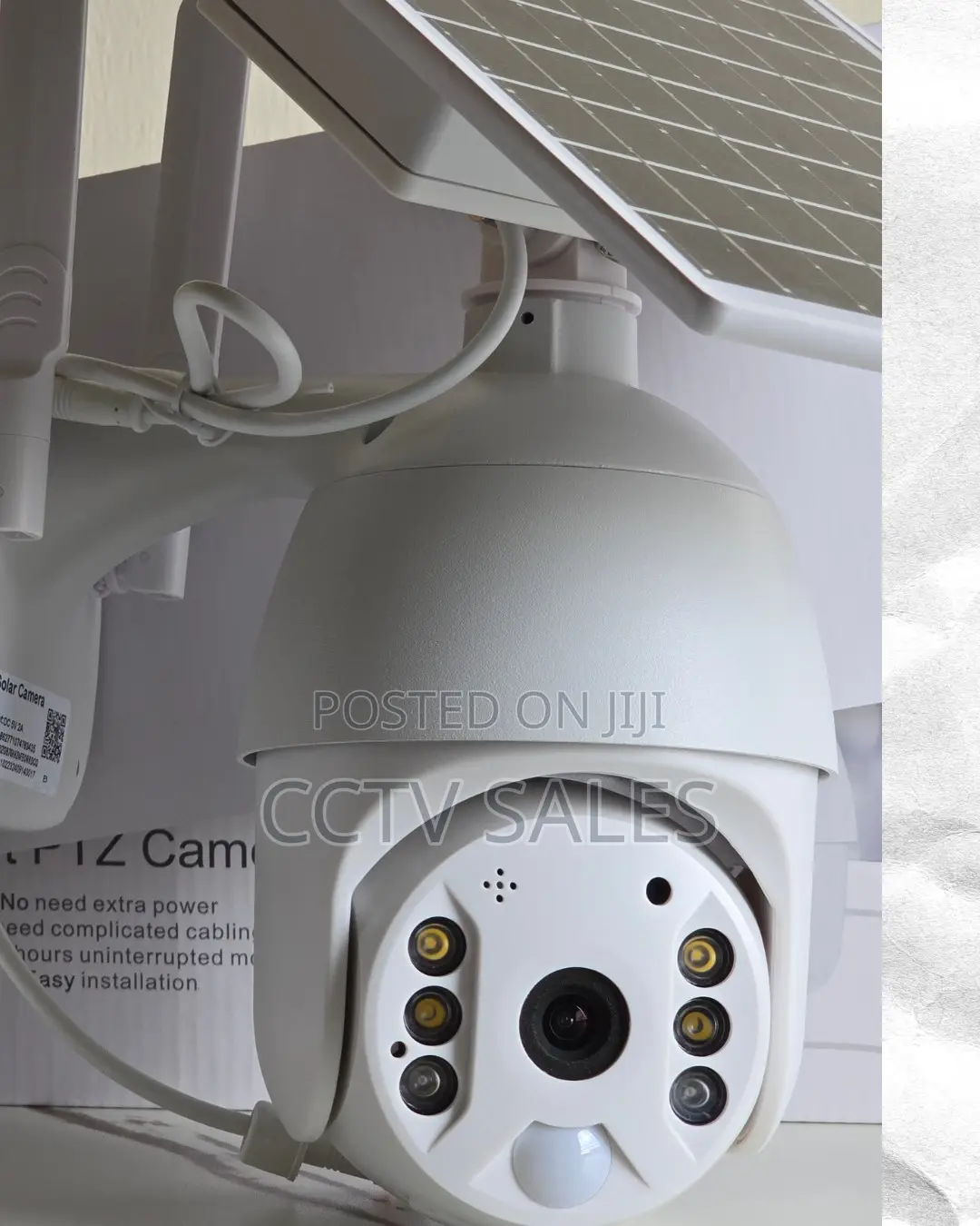 Solar Camera All Weather With Extra Large Battery 24/7color