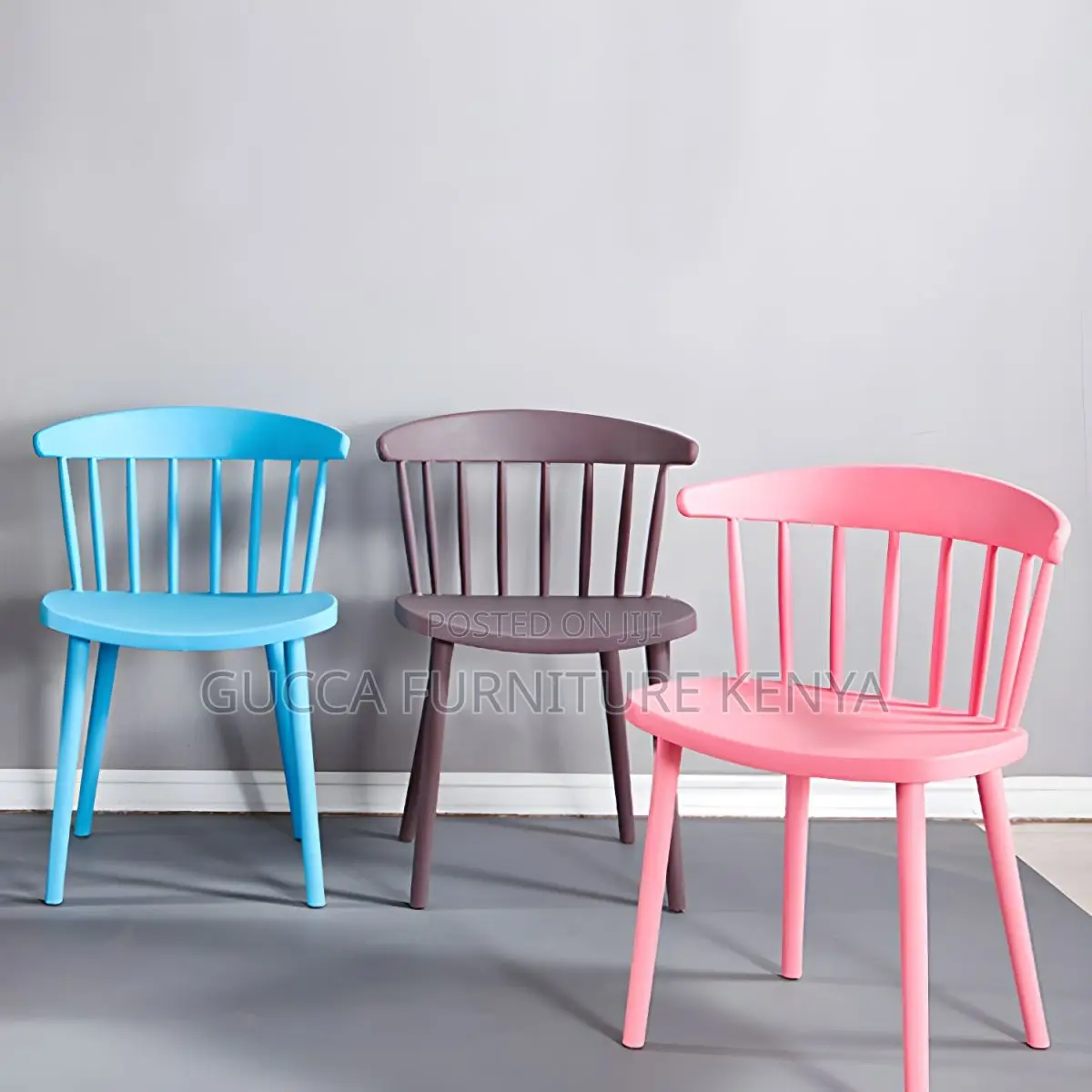 Home Chairs: Plastic Scandinavian Armless Dining Chair