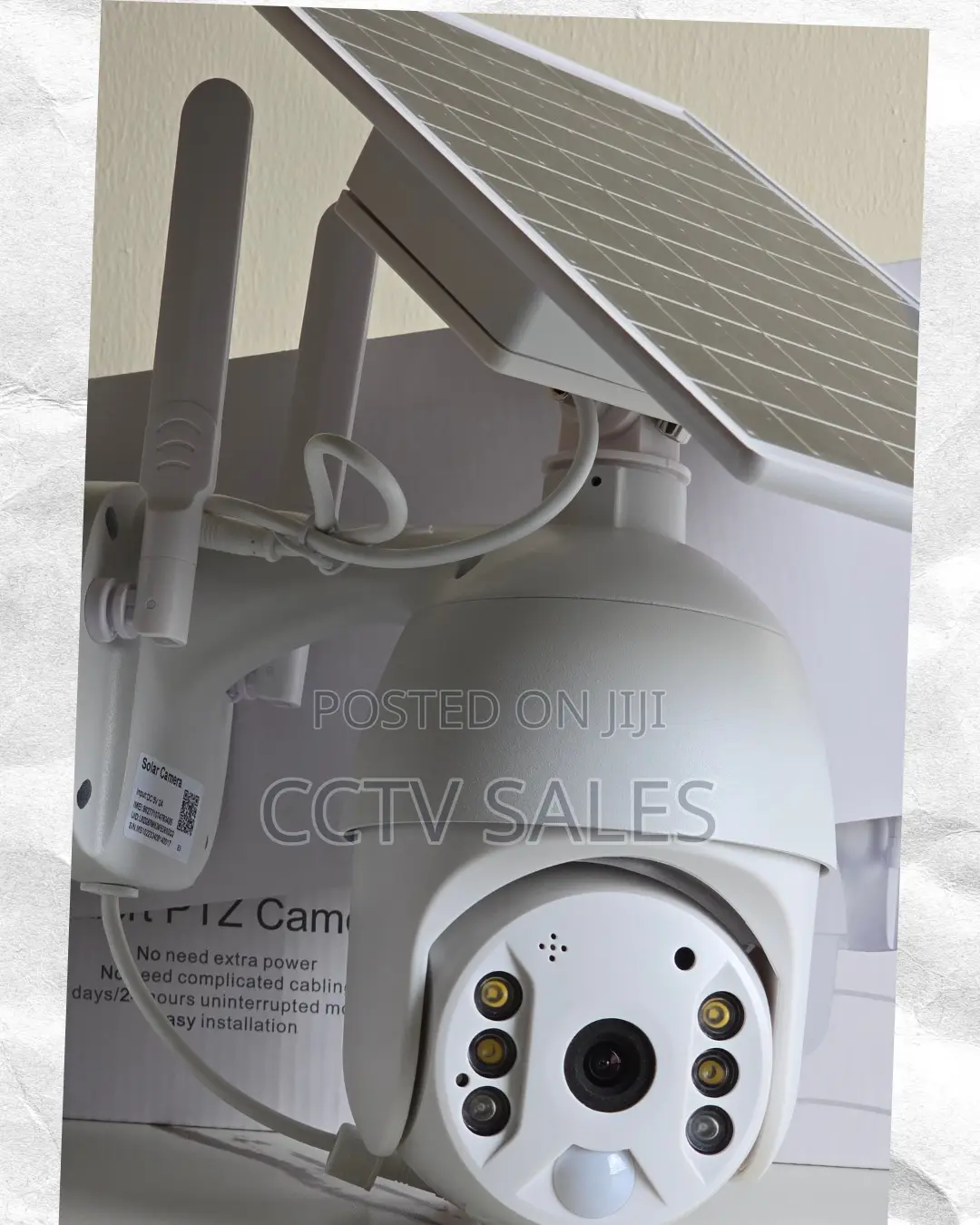 Outdoors Solar Camera All Weather 4mp 24/7color