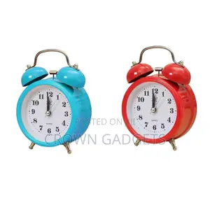 Classic Silent Double Bell Alarm Clock Quartz