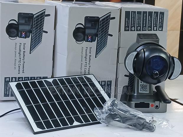 Ultra Modern 4mp Outdoor Solar Powered PTZ Camera - main view