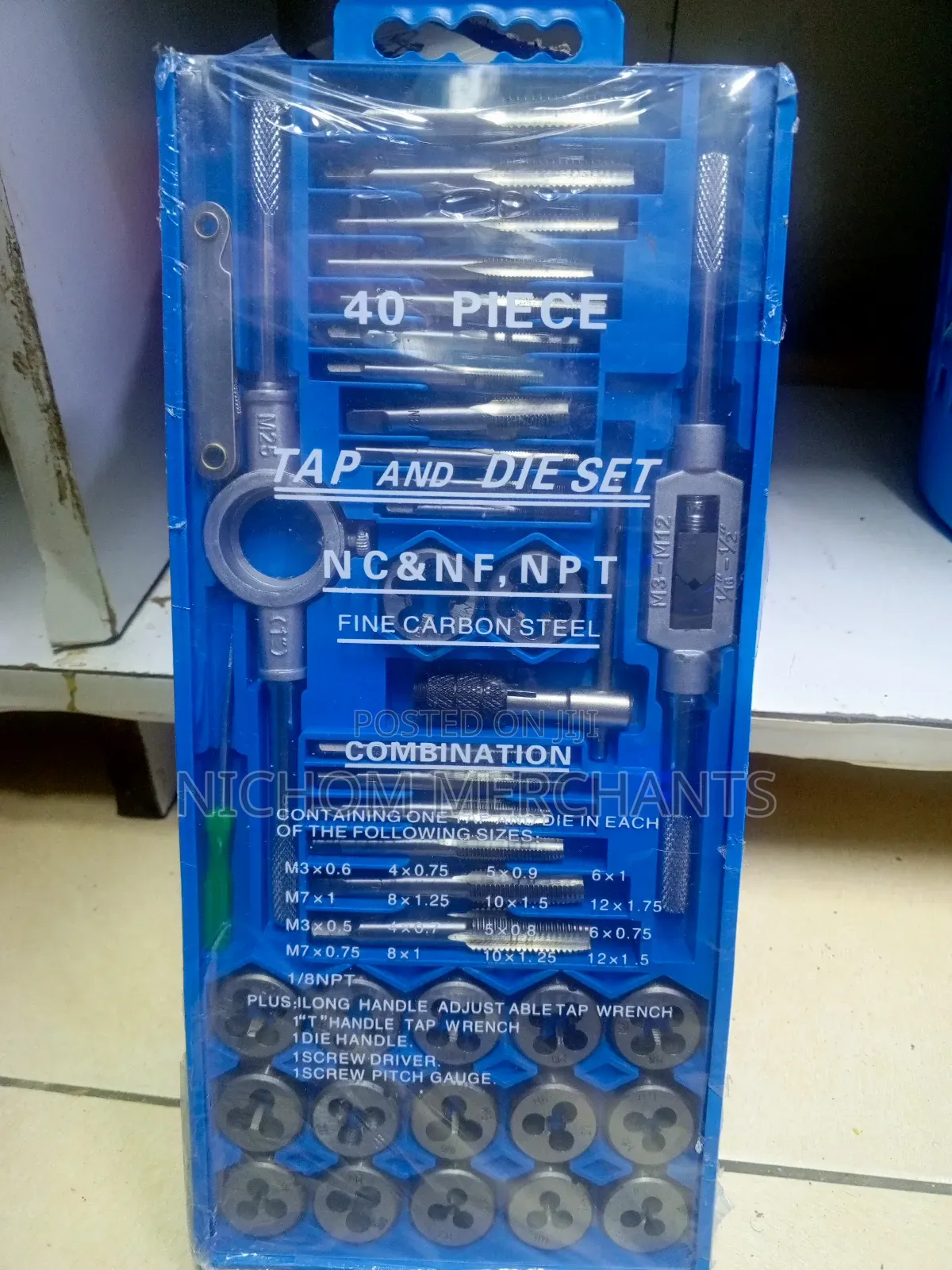 40pieces Tap and Die Set