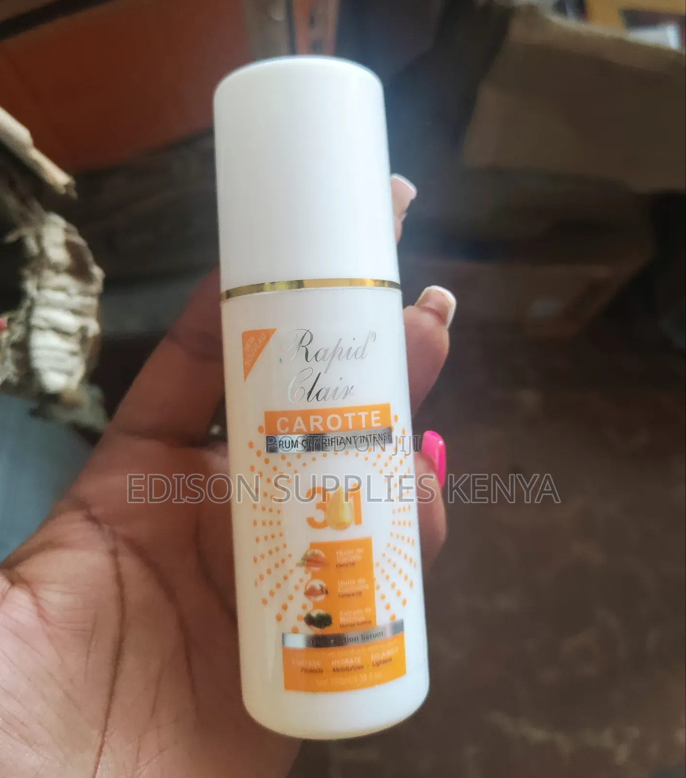 Rapid Clair Oil Carotte 3 In 1( Carrot Oil,Tumeric, Moringa)