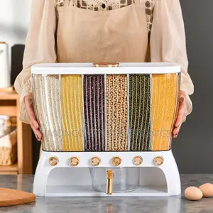 6 Compartments Cereal Dispenser