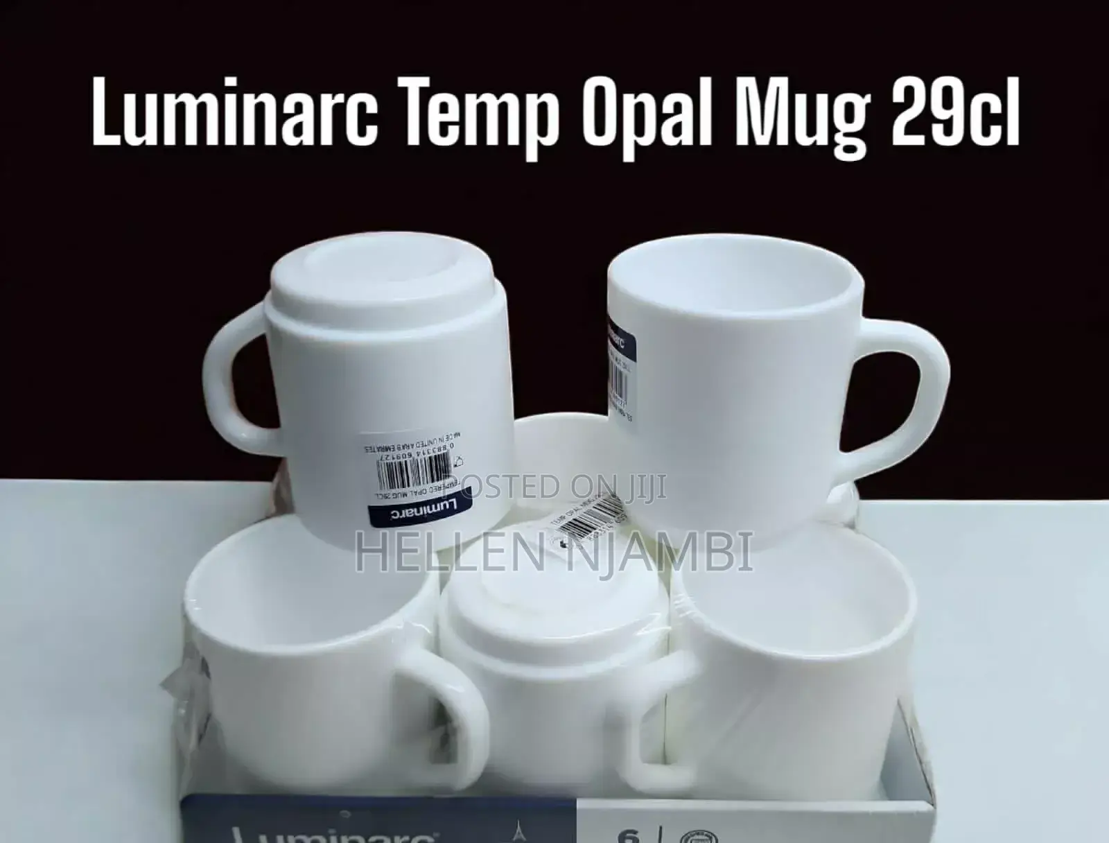 *Set of 6 Luminarc 29cl Cups