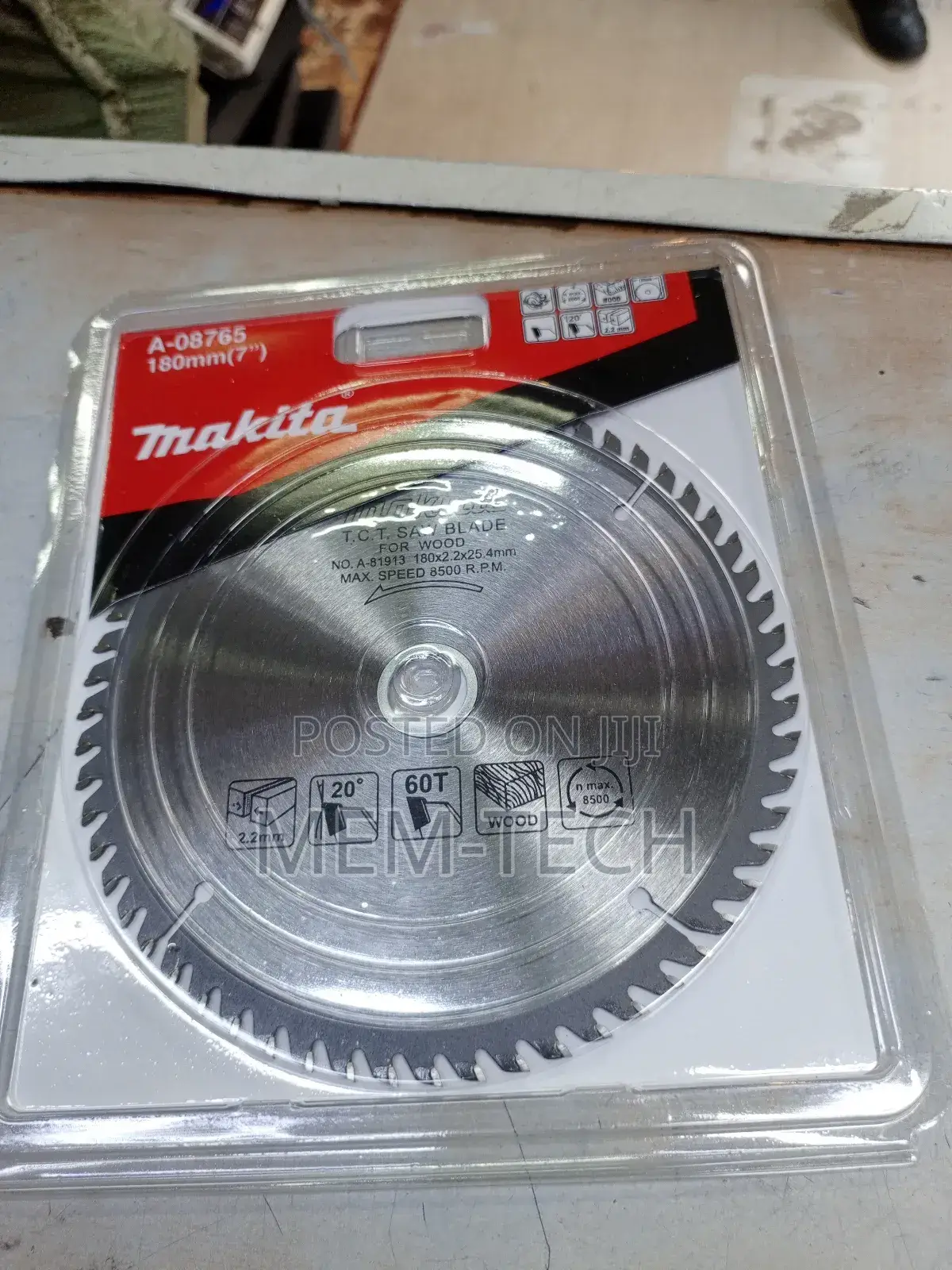 7" Makita Circular Blade 60 Teeth/Wood Blade