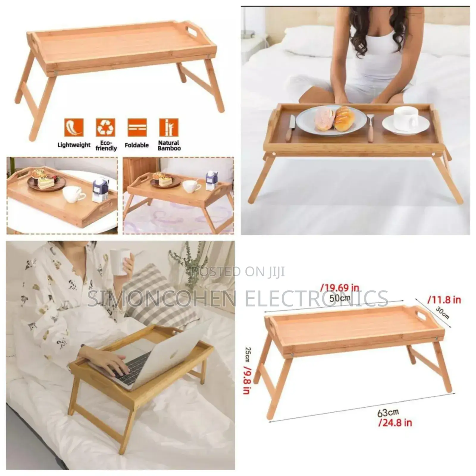 Foldable Bamboo Tray