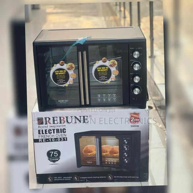 75 Litres Rebune Re-10-031 Commercial Double Door Oven - main view