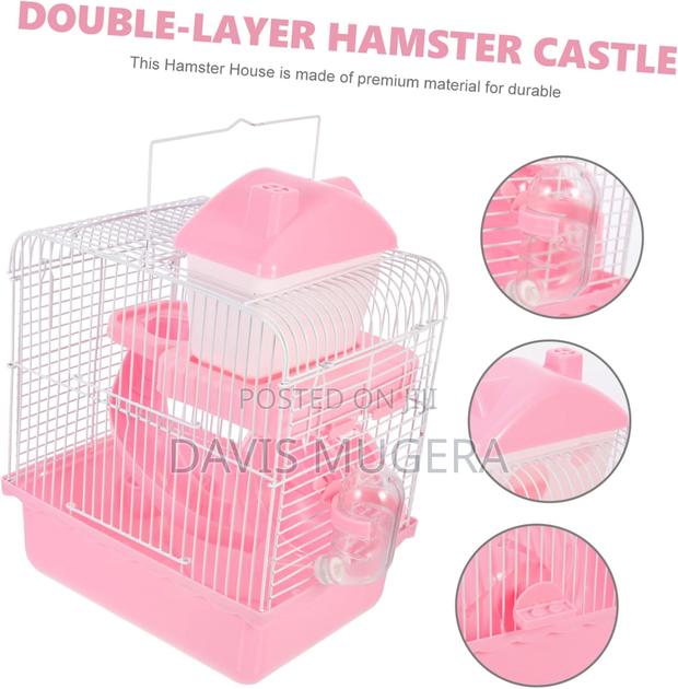 Double-Deck Rat Hamster Cage Pet Accessories - thumbnail 4