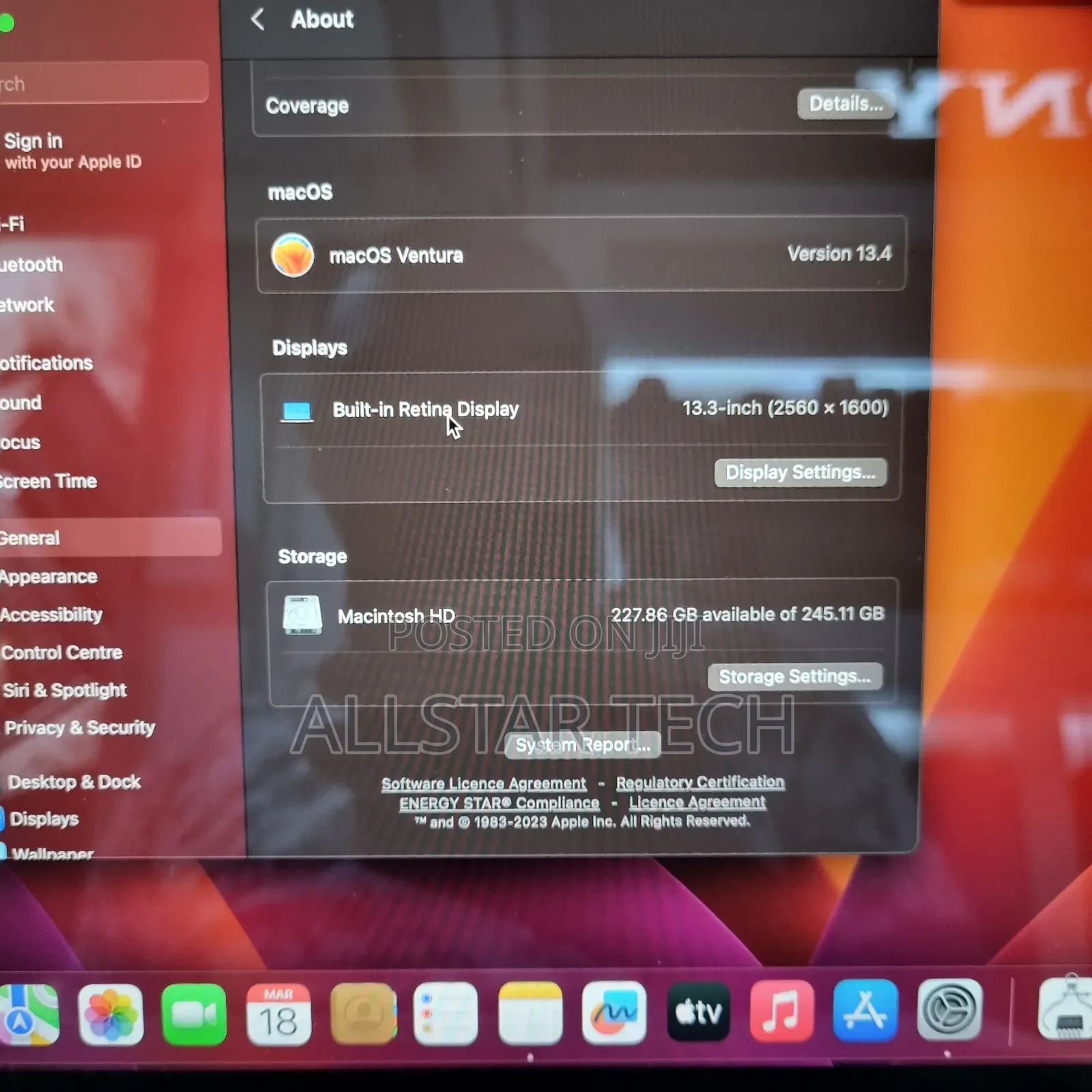 Laptop Apple MacBook Air 2020 M1 8GB Apple M1 SSD 256GB