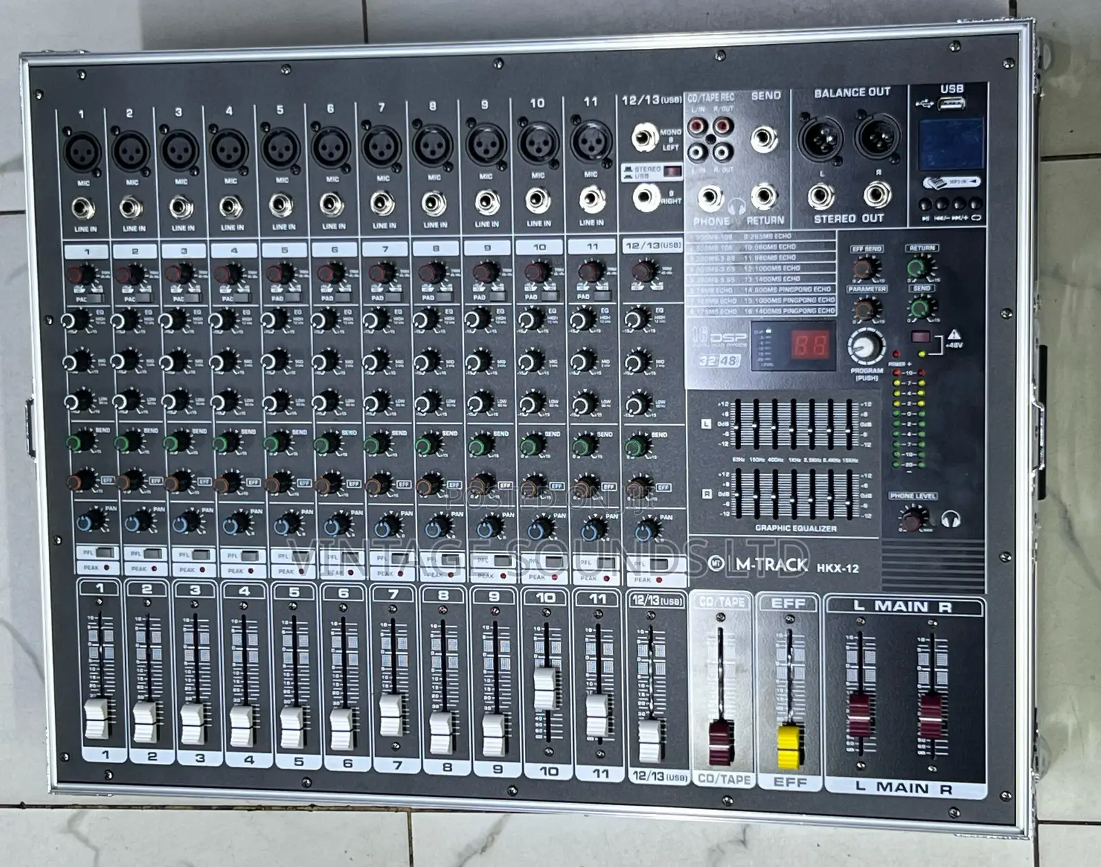 Mtrack HKX-12 Channels Usb Bluetooth Fli 
