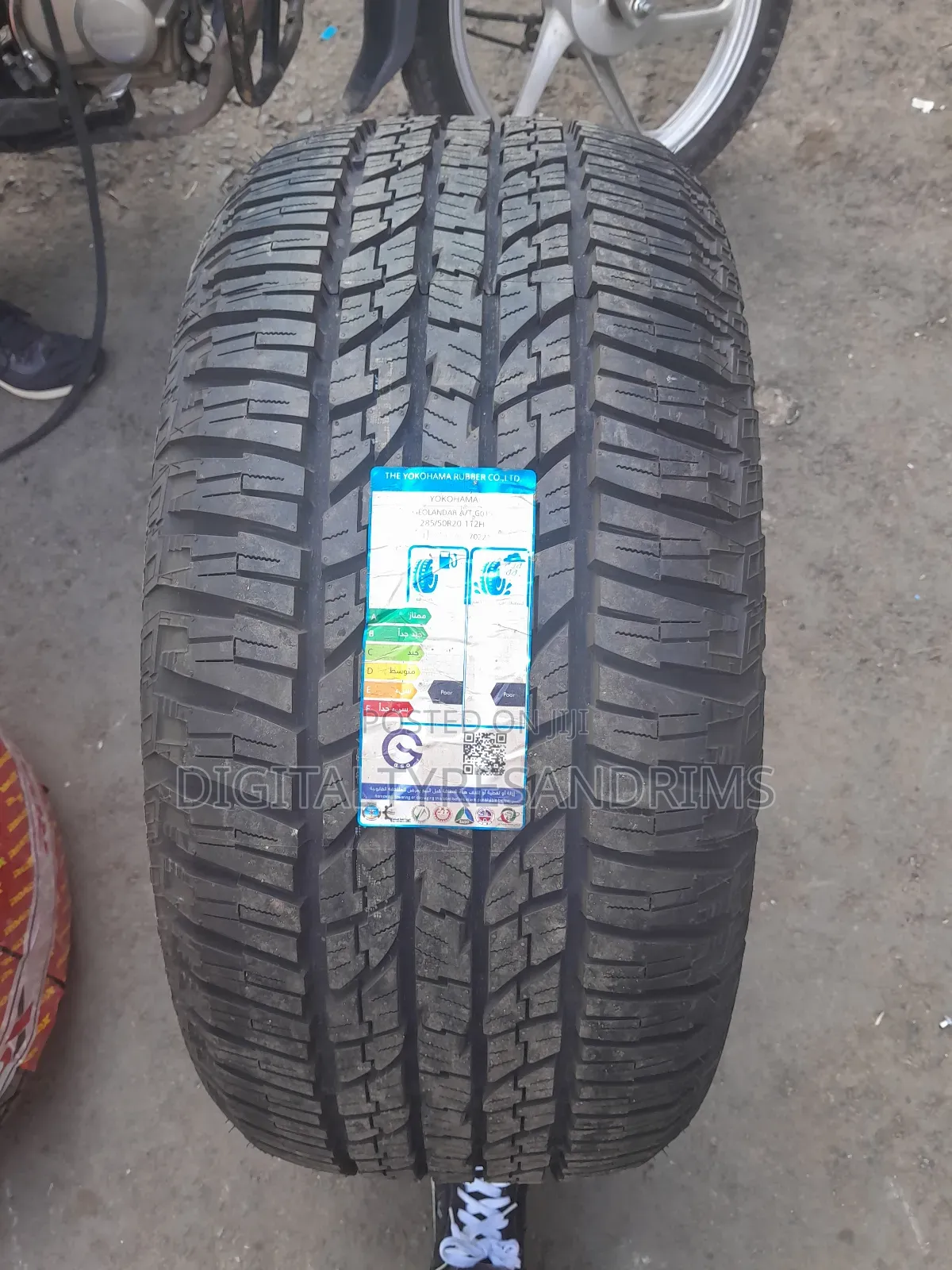 285/50r20 Yokohama Tyres Brand New
